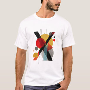 Camiseta Letra X – Monograma Geométrico Suíço-Moderno
