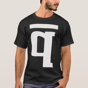 Camiseta Letras alfabéticas alfabéticas Q