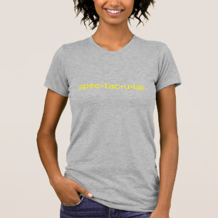 Camiseta Letras amarelas espetaculares e legal