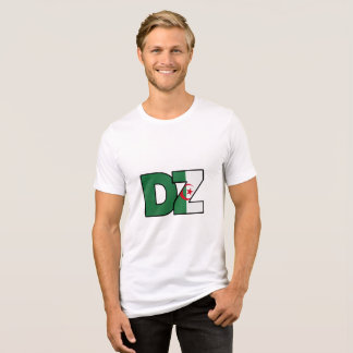 Camiseta Letras Bandeira DZ Argélia - Orgulho Arge