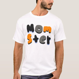 Camiseta Letras Borbulhantes Groovy da Momster