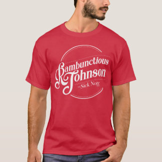 Camiseta Letras Brancas Rambunciosas Johnson