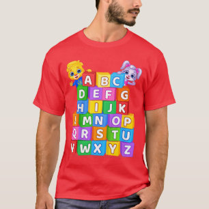 Camiseta Letras Coloridas do Alfabeto de A a Z por Lucas Fr