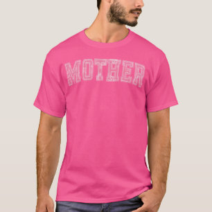 Camiseta Letras Cor-de-rosa da Madre-Variedade meteorológic