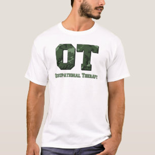 Camiseta letras de camo verde escuro