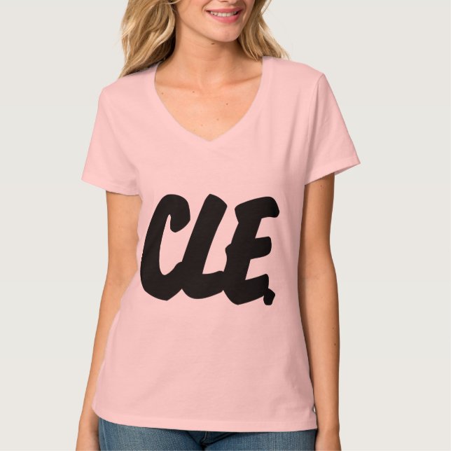 Camiseta Letras de CLE (Frente)