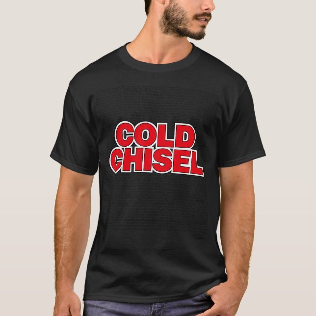 Camiseta Letras de cristal frio - Cor (Frente)