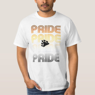 Camiseta Letras de Design do Padrão de Pista do Orgulho de