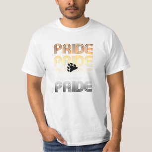 Camiseta Letras de Design do Padrão de Pista do Orgulho de