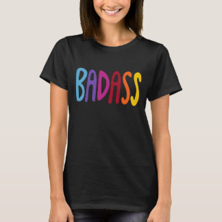 Camiseta Letras Divertidas Coloridas e Iradas