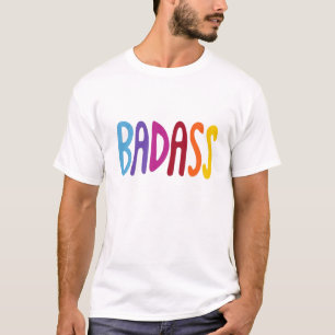 Camiseta Letras Divertidas Coloridas e Iradas