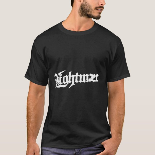 Camiseta Letras Em Vermelho (Frente)