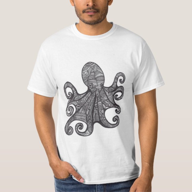 Camiseta Letras grandes de OctoZen (Frente)