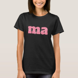 Camiseta Letras Iniciais de Nome Monograma Personalizado
