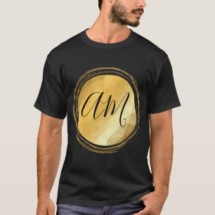 Camiseta Letras monográficas personalizadas de quadro met