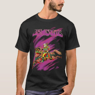Camiseta letras rock 70s populares 90s turnê punk música 80