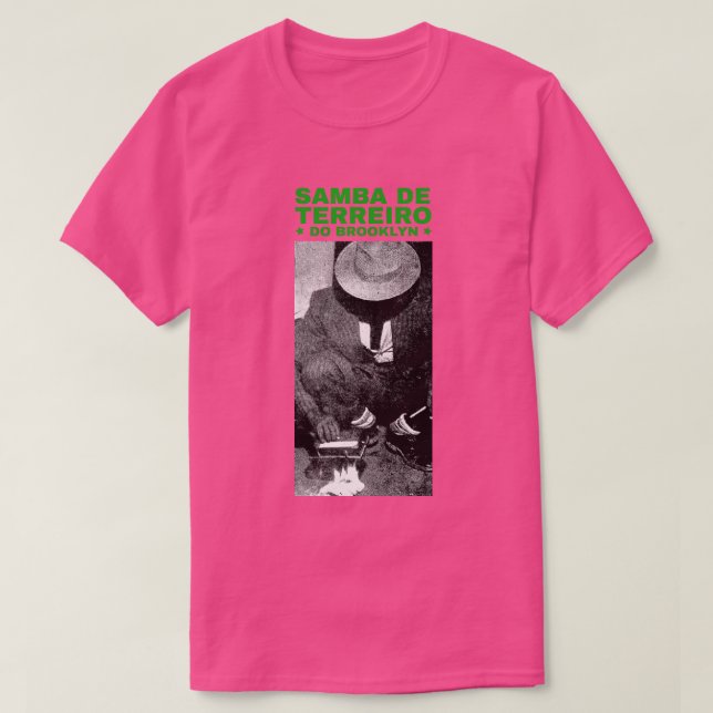 Camiseta Letras Verdes T-Shirt (Frente do Design)