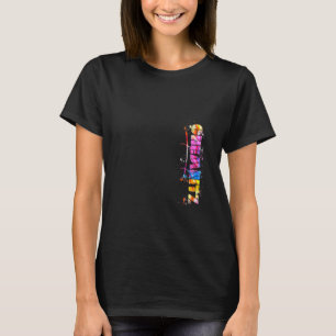 Camiseta Letreiro de Chemnitz Souvenir Aquarela Chemnitz