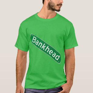 Camiseta Letreiro de rua da família Bankhead Atlanta Georgi