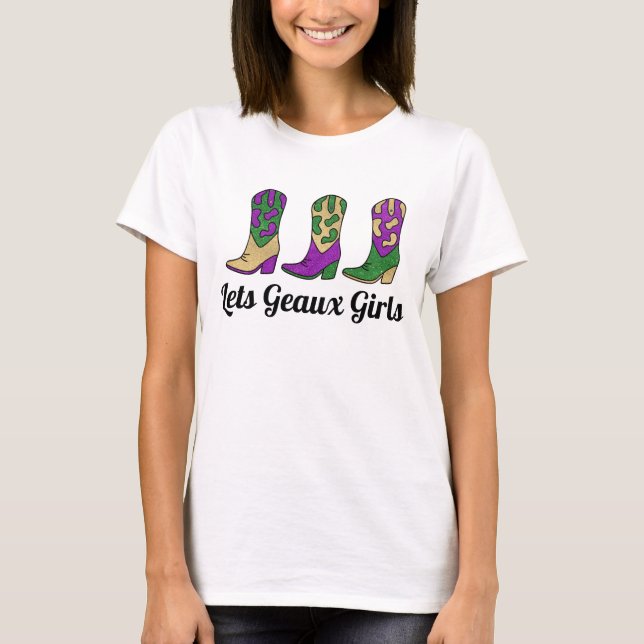 Camiseta Lets Geaux Girls Bachelorette (Frente)