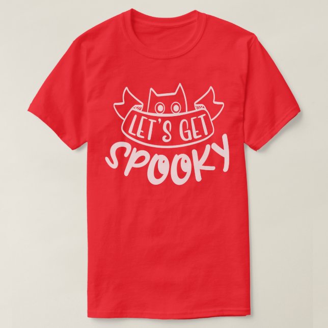 Camiseta Let's get spooky  (Frente do Design)