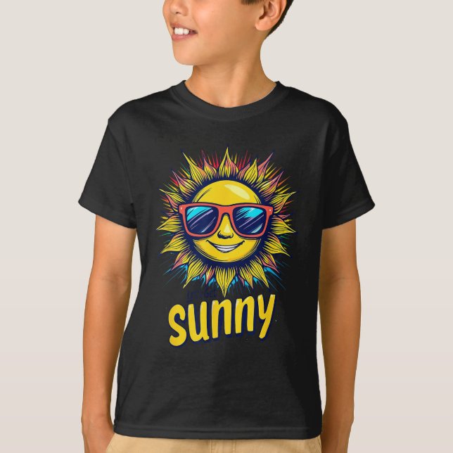 Camiseta Let's Get Sunny Motivation For Bright Days  (Frente)