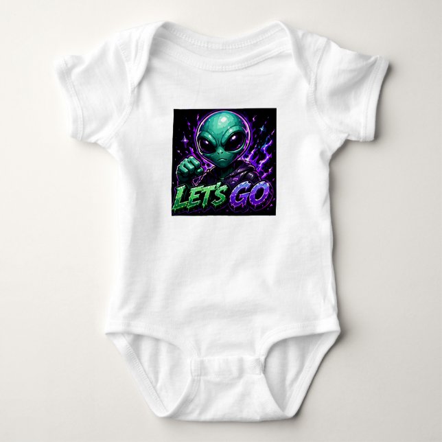 Camiseta Let's Go Alien Emote (Frente)