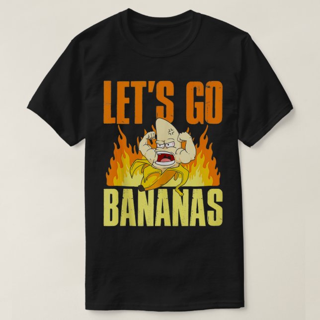 Camiseta Lets Go Bananas  (Frente do Design)