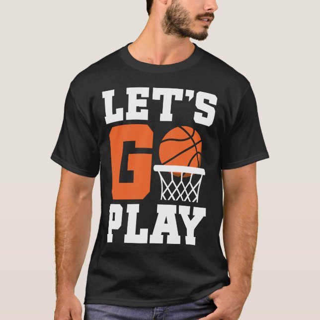 Camiseta Let's Go Basketball (Frente)