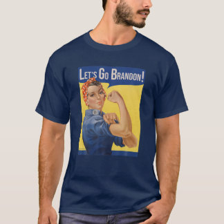 Camiseta Let's Go Brandon Blue