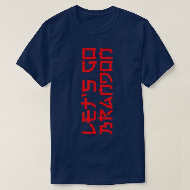 Camiseta Let's Go Brandon Tee It Isn't Japanese Conservativ (Frente do Design)