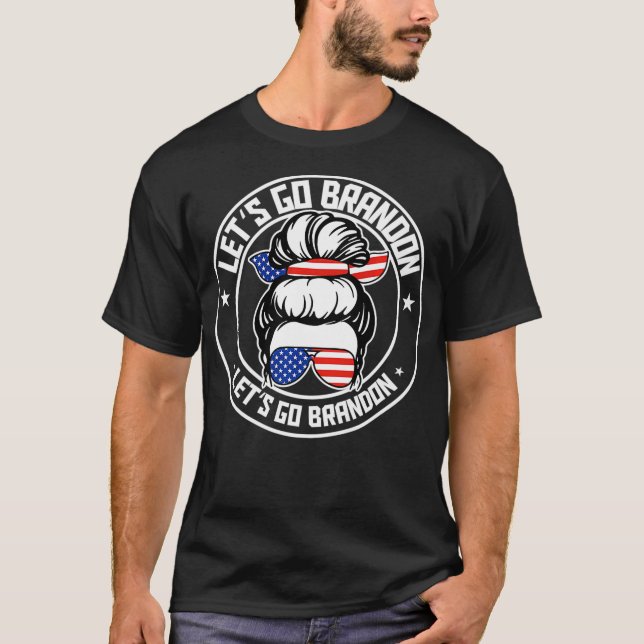 Camiseta Let's Go Branson Brandon Conservative Anti Liberal (Frente)
