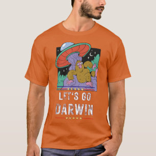Camiseta Let's Go Darwin USA Flag Vintage Fauci Ouchie Alie