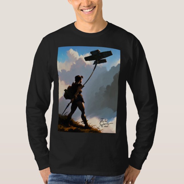 Camiseta Let's Go Fly a Kite by Don Castillo Artist on FB (Frente)