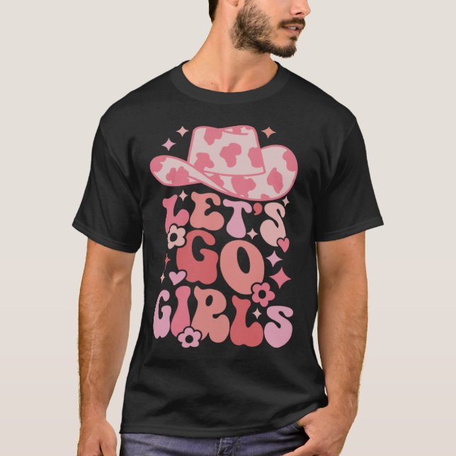 Camiseta Let's Go Girls Nashville Bachelorette Party Countr (Frente)