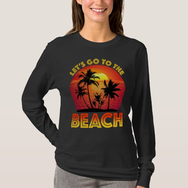 Camiseta Let's Go To The Beach (Frente)