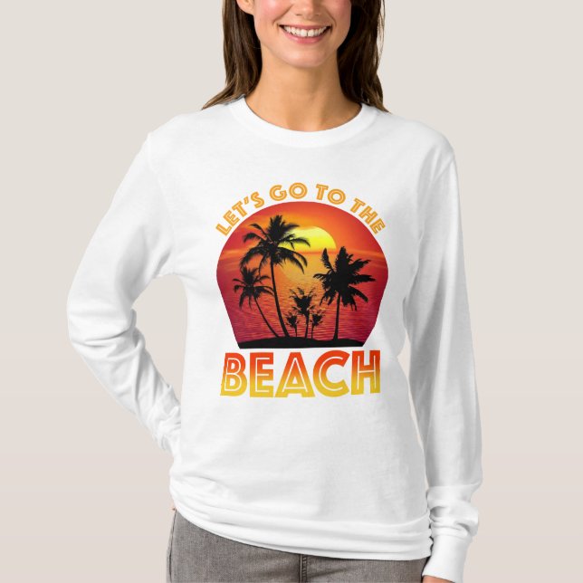 Camiseta Let's Go To The Beach (Frente)