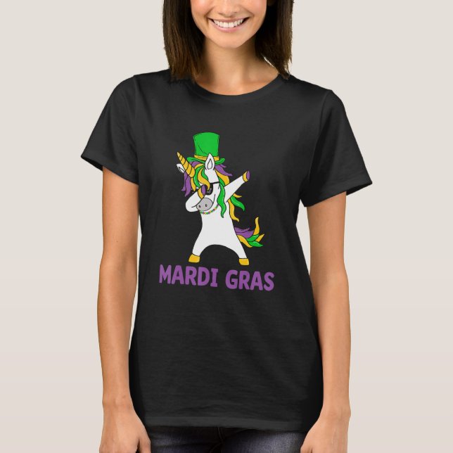 Camiseta Let's Mardi gras y'all celebrating party dabbin' u (Frente)