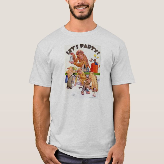 Camiseta Let's Party Monkey Shines (Frente)