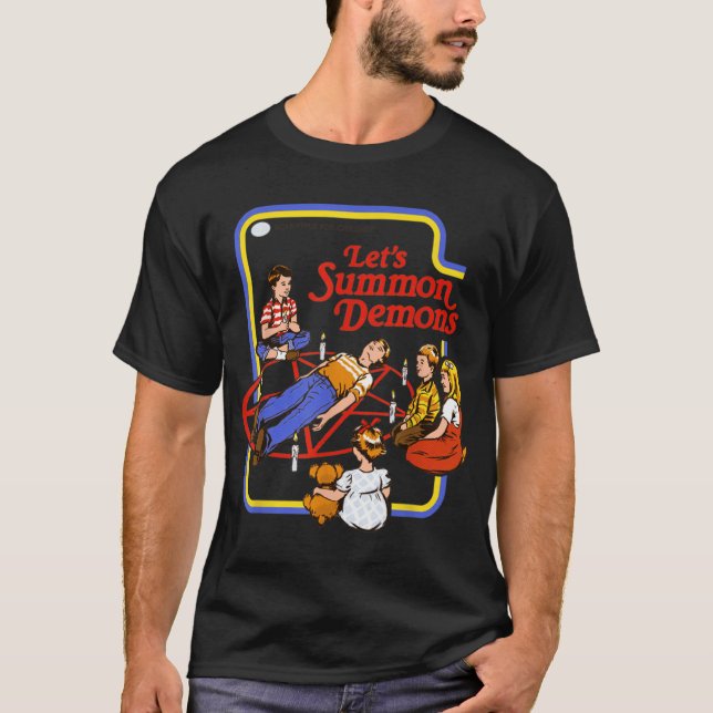 Camiseta Lets Play Vintage Summon Funny family (Frente)
