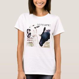 Camiseta LET'S Ride - T-Shirt Engraçado