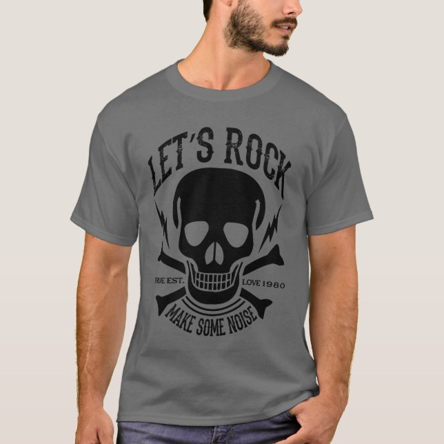 Camiseta Lets rock family (Frente)