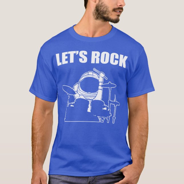Camiseta Lets Rock Musician Gift friends (Frente)
