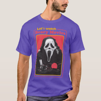 Camiseta Lets watch scary movies Horror Movies Scary Hallow