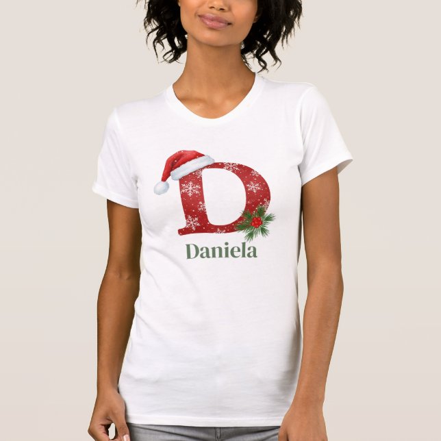 Camiseta Letter D Personalized (Frente)