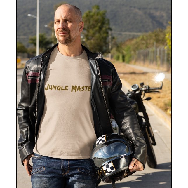 Camiseta Lettering Design ‘Jungle Master‘ (Criador carregado)