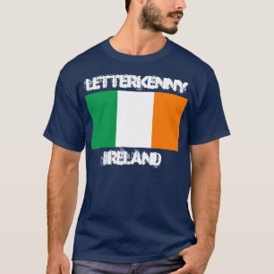 Camiseta Letterkenny, Irlanda com bandeira irlandesa