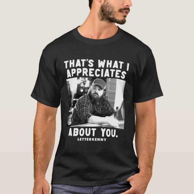 Camiseta Letterkenny Squirrelly Day Aprecia (Frente)