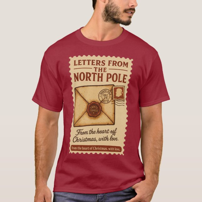 Camiseta Letters from the North Pole (Frente)