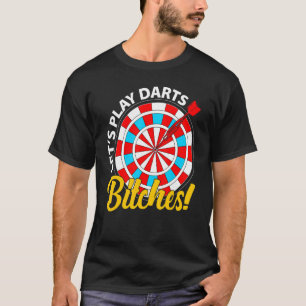 Camiseta Letu2019s Joga Darts Dart Player feminino